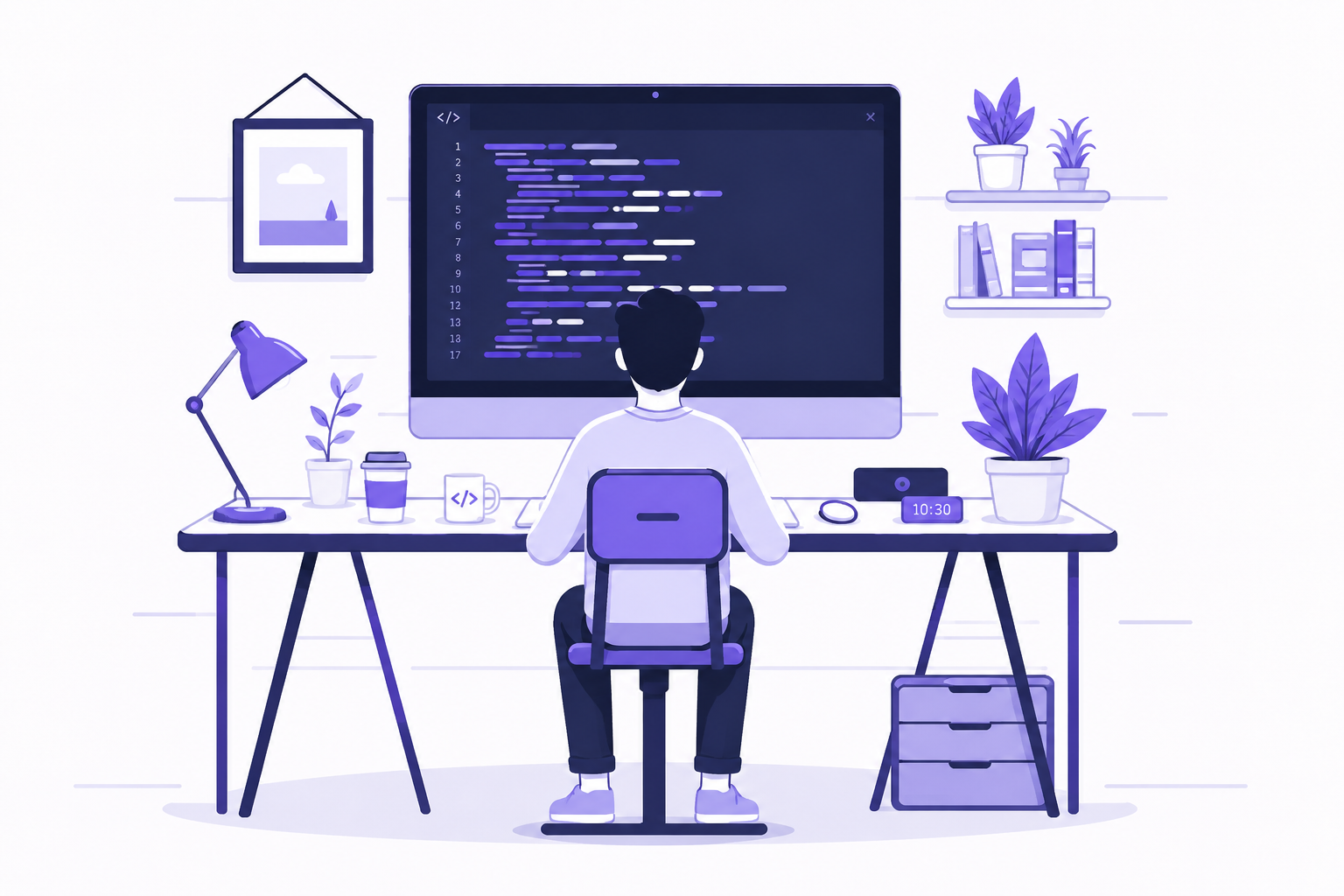 About Me illustration